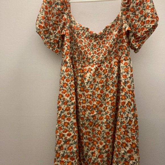 🔻 SOLD 🔻 Rose off the shoulder sundress - Picture 3 of 5